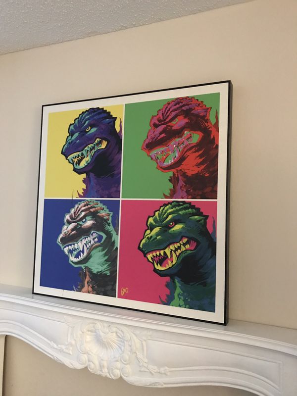 Godzilla painting wall art for Sale in Cathedral City, CA ...