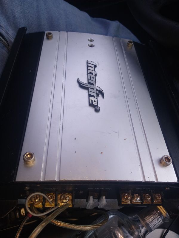 INTERFIRE AMP 2CHANNEL 800WATTS......IT HITS HARD ASF!!! for Sale in