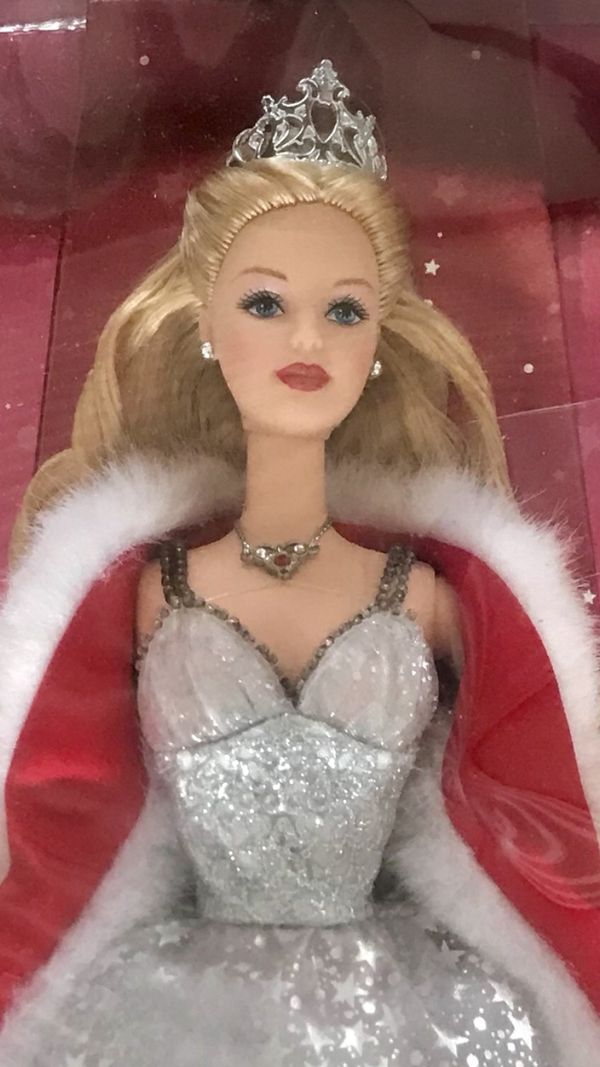 how much is the 2001 holiday celebration barbie worth