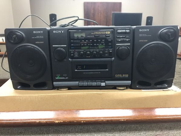 Sony Cd Radio Cassette Corder Cfd 510 1994 Boombox For Sale In Arlington Tx Offerup