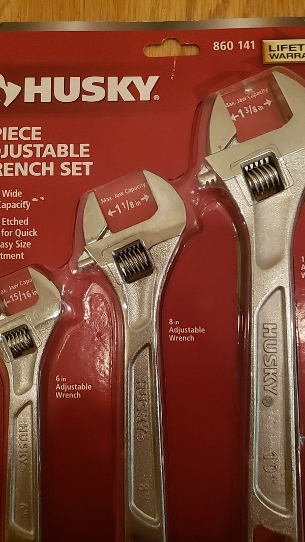 Husky 3Piece Adjustable Wrench Set for Sale in WinstonSalem, NC OfferUp