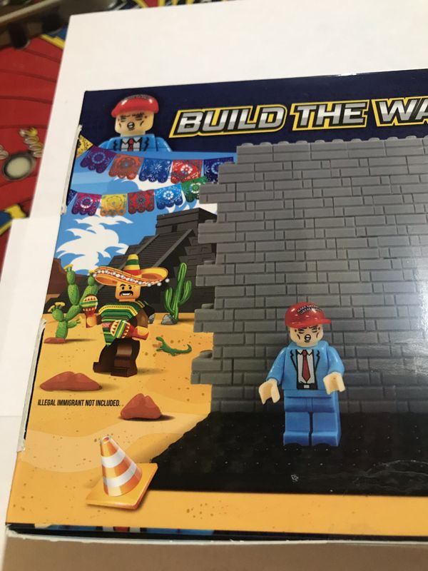 Trump MAGA Build the Wall Lego collector starter kit for Sale in Eagle ...