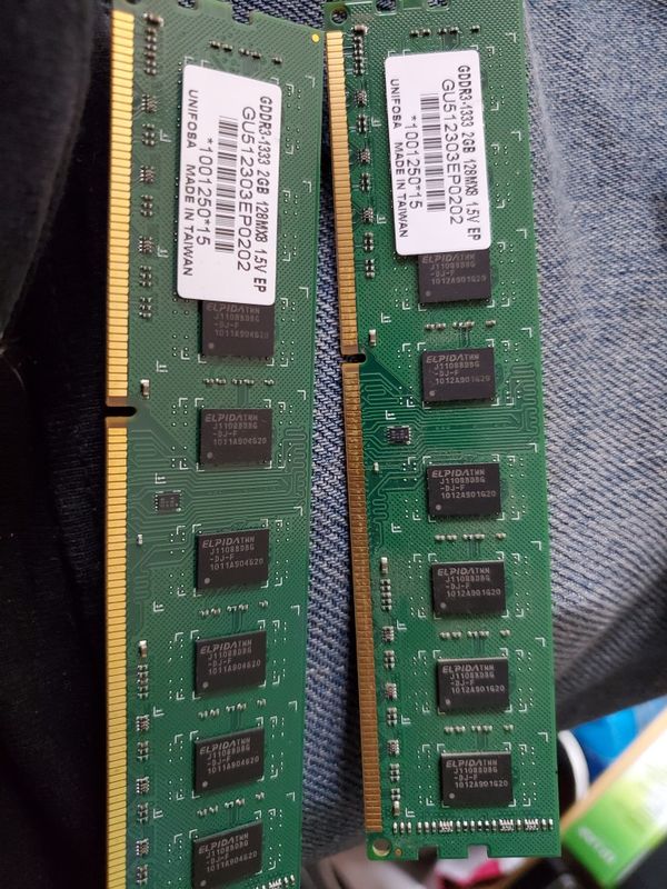 16gb of DDR3 ram sticks6 sticks=16gb 3 brands45 or best offer! for