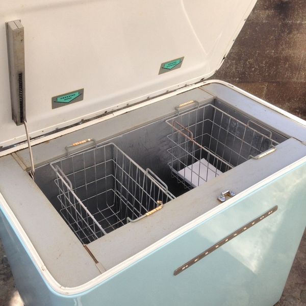 1950s vintage freezer chest chest freezer for Sale in Anaheim, CA OfferUp