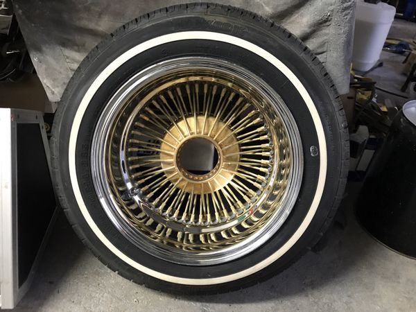 Dayton wire wheels 14 x 7 inch for Sale in Lynwood, CA - OfferUp