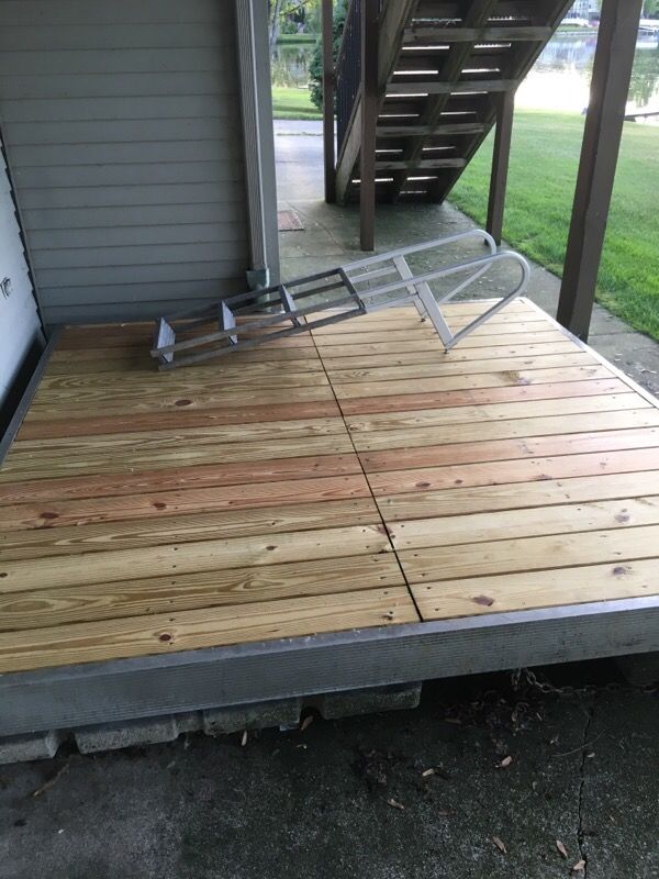 8x8 aluminum floating swim deck swim platform for Sale in Jenison, MI ...