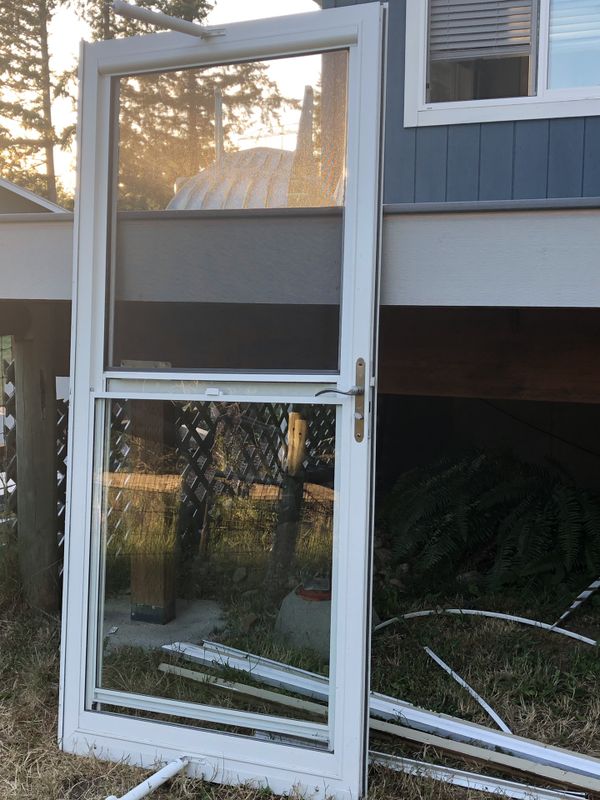 Andersen storm retractable screen door 36x80 for Sale in Bonney Lake