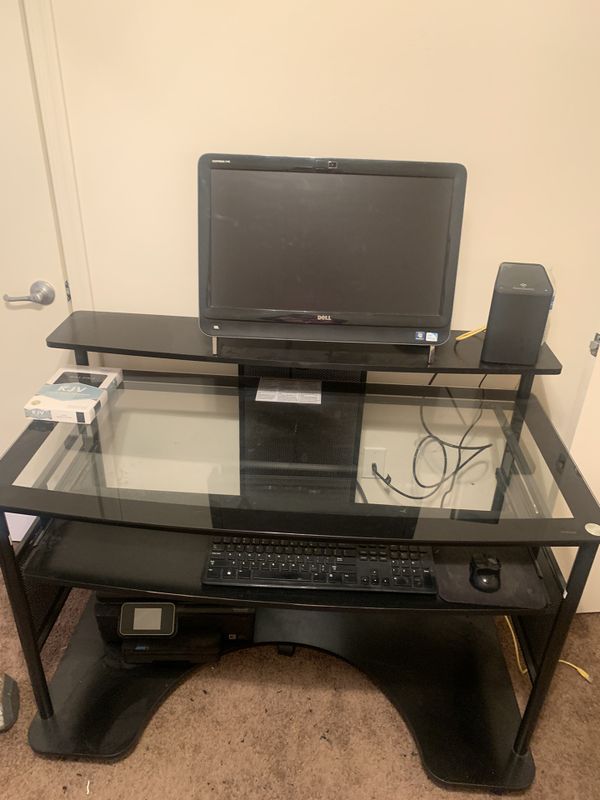 Computer Desk with wheels for Sale in Tucson, AZ - OfferUp