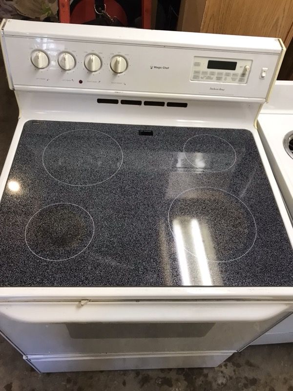 White Magic Chef Glasstop Stove For Sale In Pittsburgh Pa Offerup