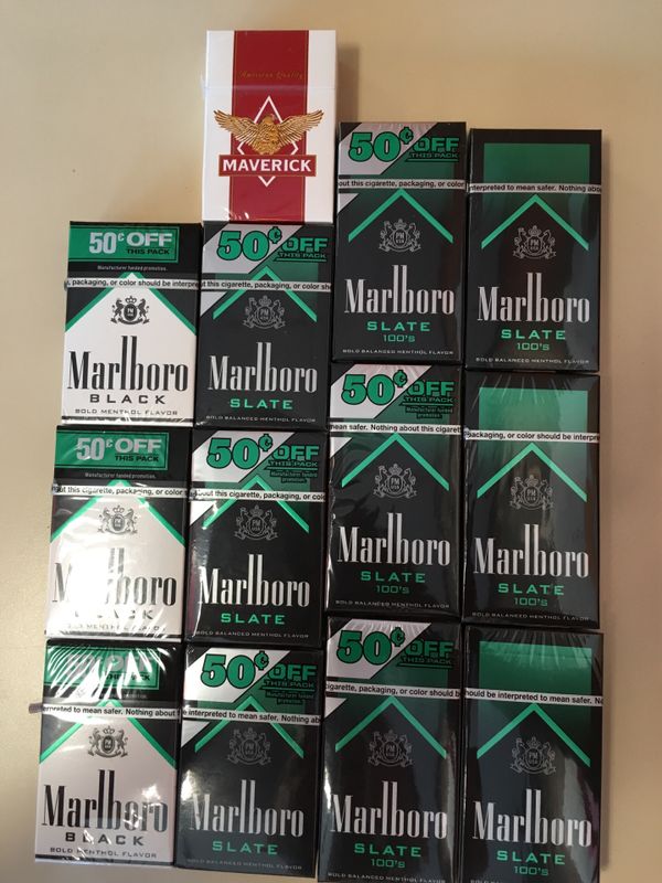 Marlboro menthol black shorts, Marlboro menthol slate 100’s and shorts ...