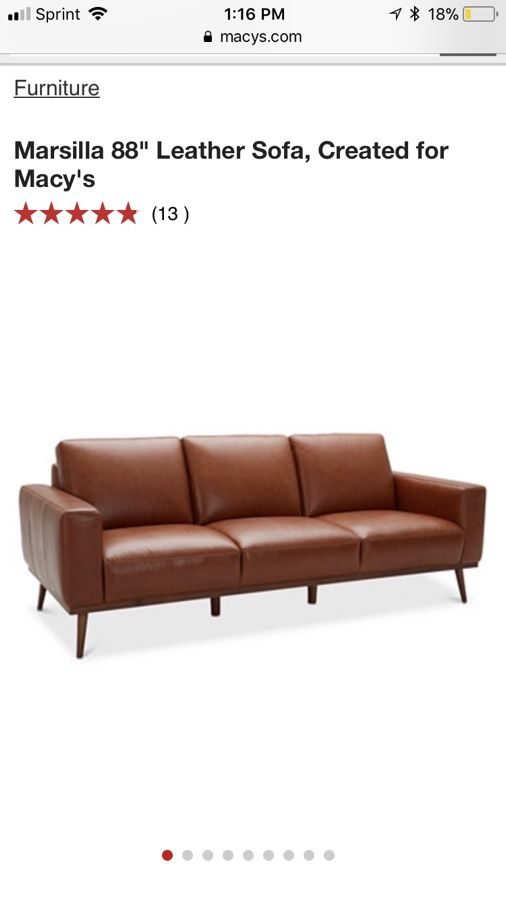 Leather Couch Brand New For In Chino Hills Ca Offerup