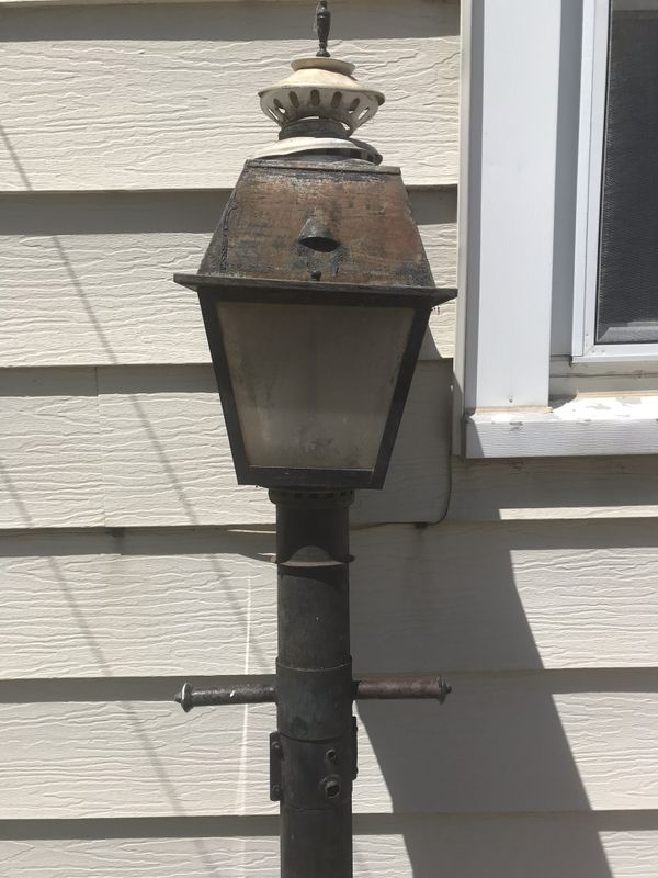 Vintage Gas Street Light Lamp Fixture For In Wichita Ks Offerup Vintage Gas Street Light Lamp Fixture
