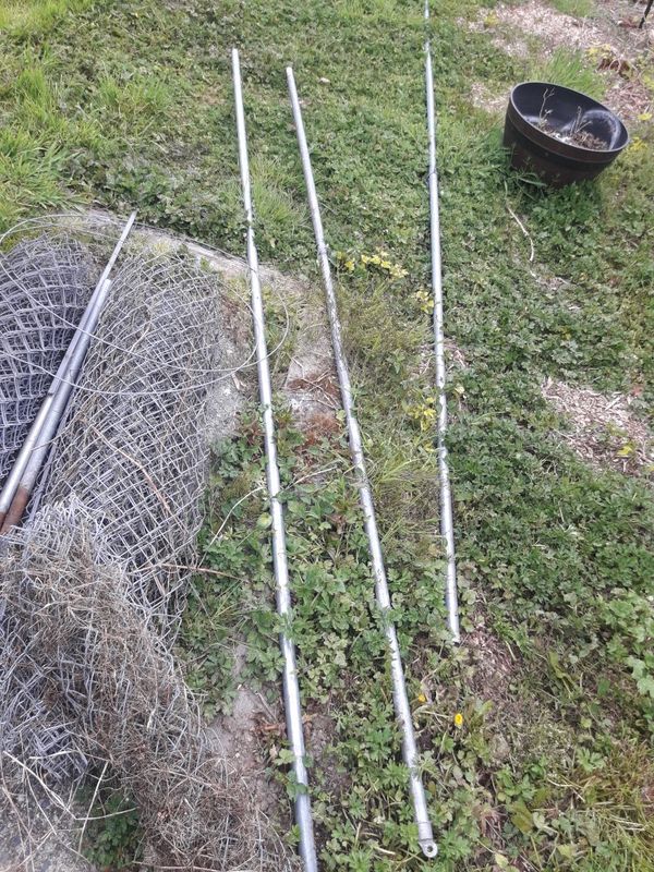 Free scrap metal chain link fence and gate. Come take it away for free