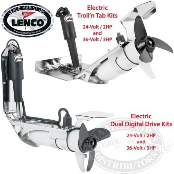 Lenco trim tab kit Troll N Tab with motors built in for Sale in Lake