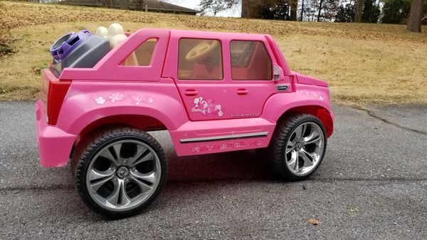 pink barbie hot wheels