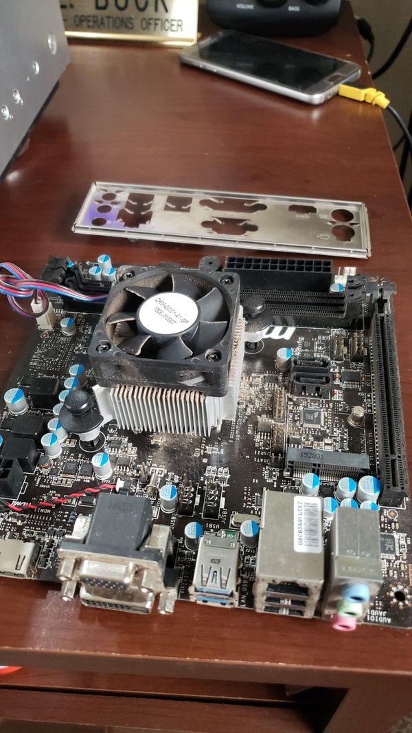MSI AM1I motherboard and CPU for Sale in Lakewood, WA - OfferUp