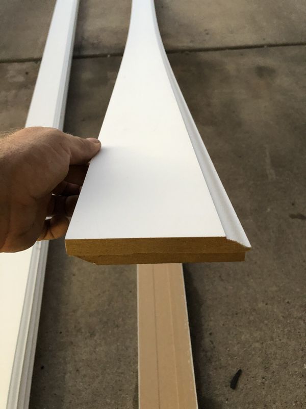 MDF Baseboard 4 1/4” tall primed white 105 LF for Sale in Phoenix, AZ