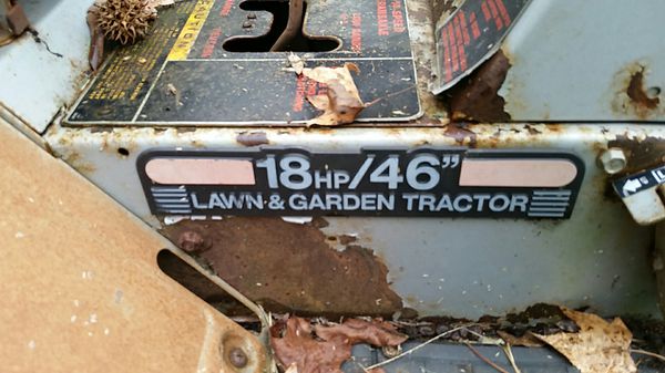 Lowes Lawn Tractor 18 Hp 46 For Sale In Mooresville Nc Offerup