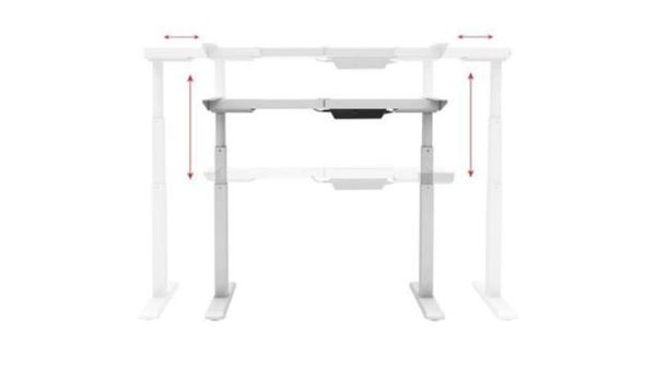 _meesh t tresanti 47 adjustable height desk white