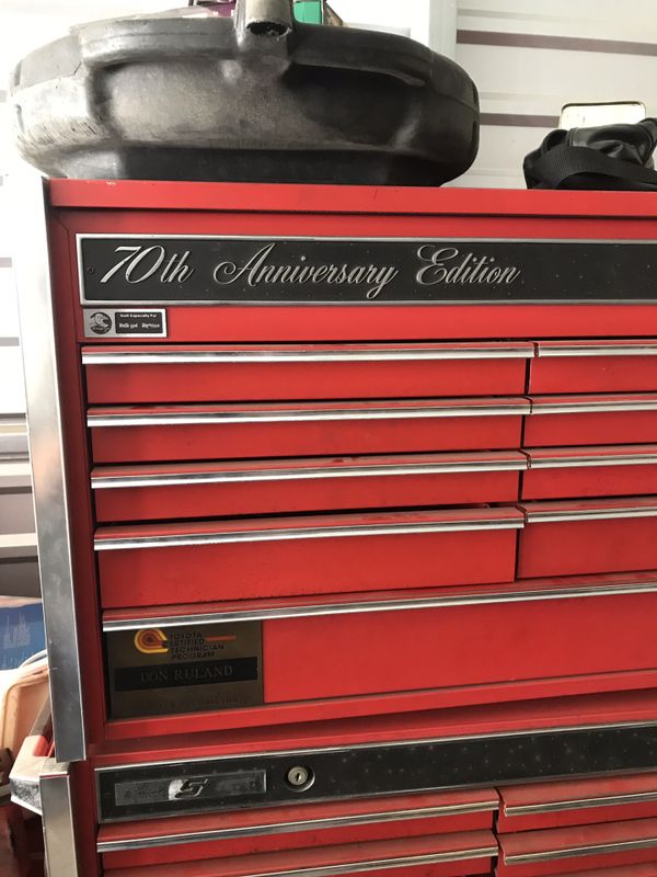 SnapOn 70th anniversary tool box mechanic rolling box in good
