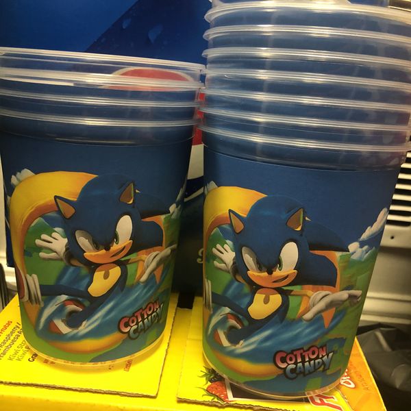 Sonic Party Supplies Cotton candy containers for Sale in Waterbury, CT OfferUp