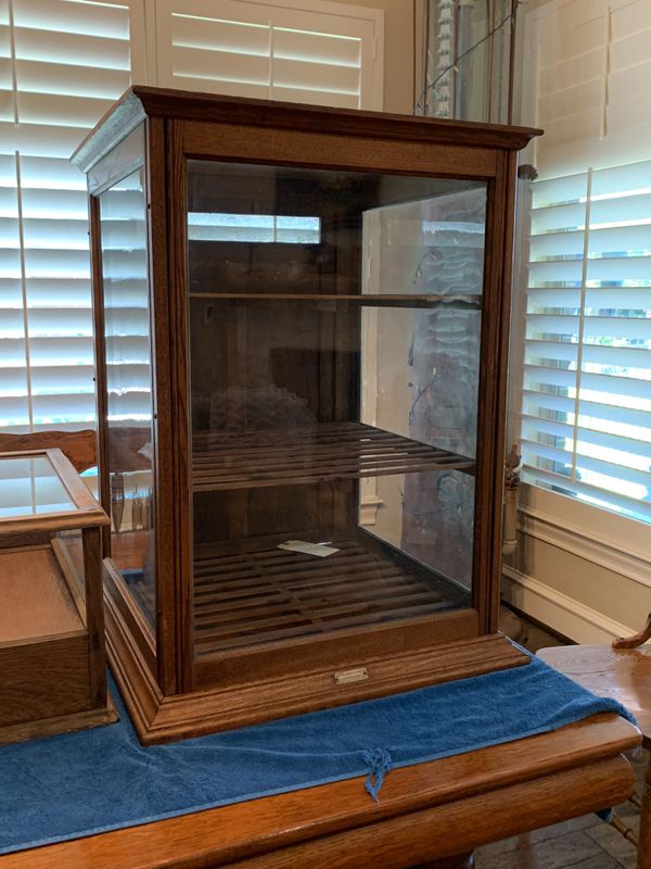 Antique Oak Display Case Pie Safe Schwanbeck Bros. for Sale in Spring