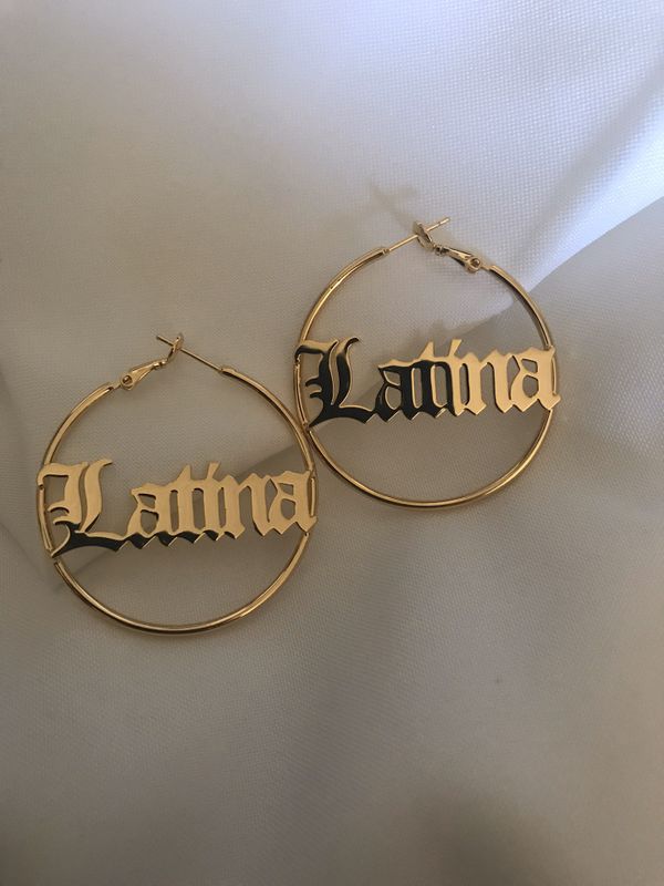 Hoop earrings Gold chola Latina Style for Sale in Long Beach, CA OfferUp