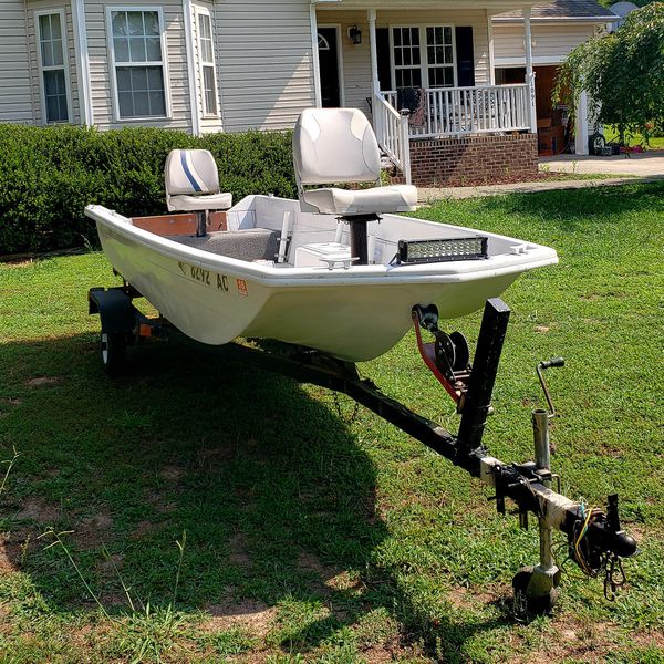 14 Foot Sears Tri-Hull Skiff & Trailer Package. Everything you need ...