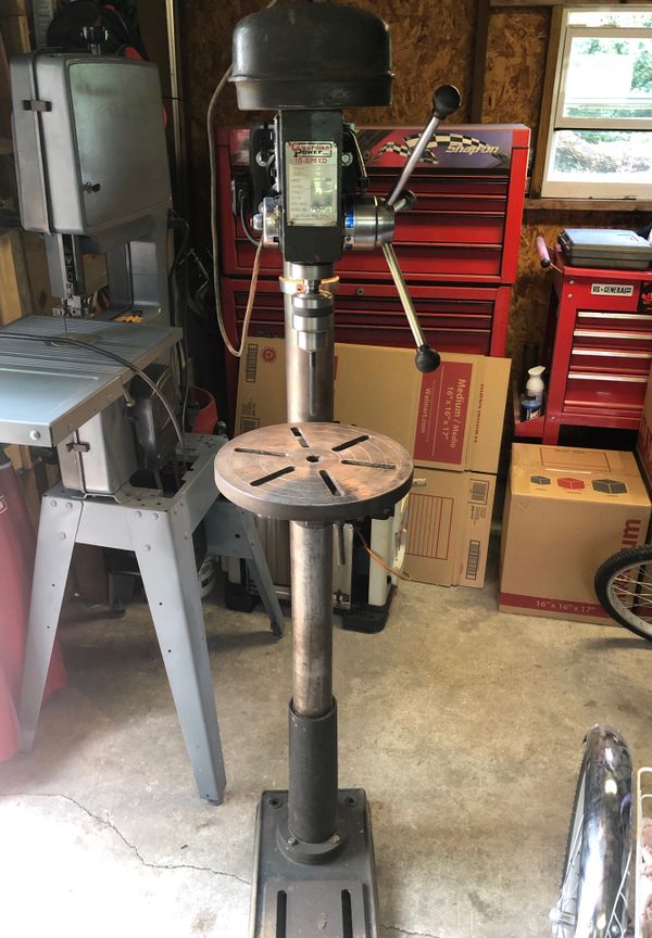 16 speed guardian power heavy duty floor drill press capacity 5/8 model