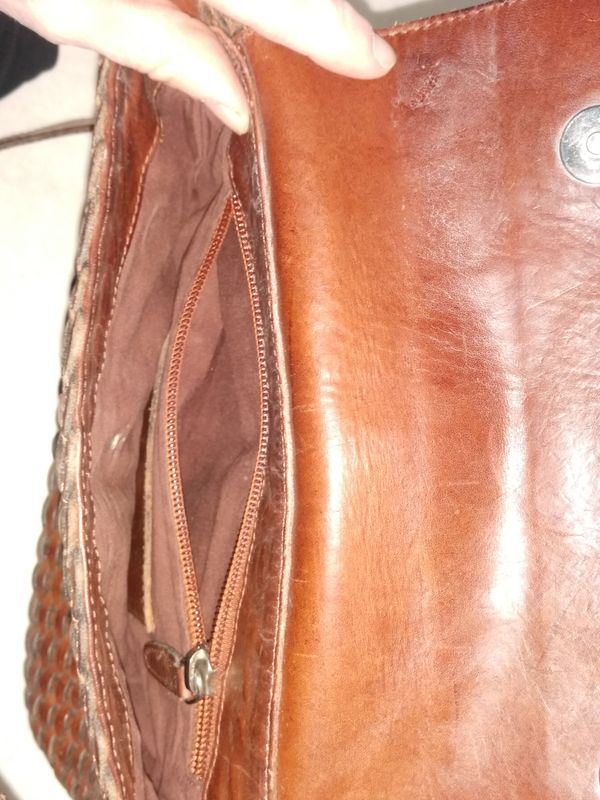 GON Leather Handmade Crossbody purse handbag Lifetime Warranty Tressa Vachetta Koleksiyon 10.5x7