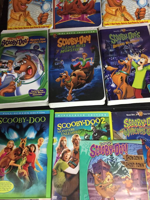 Huge Scooby Doo VHS and DVD Movie collection. for Sale in Miami, FL ...