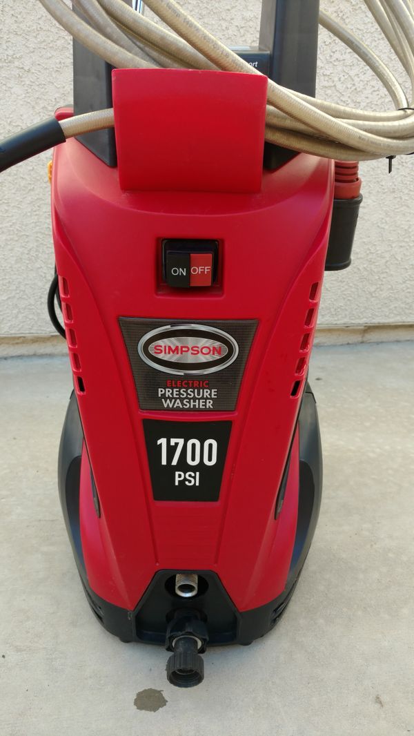 Simpson 1700PSI Electric Pressure Washer for Sale in Corona, CA OfferUp