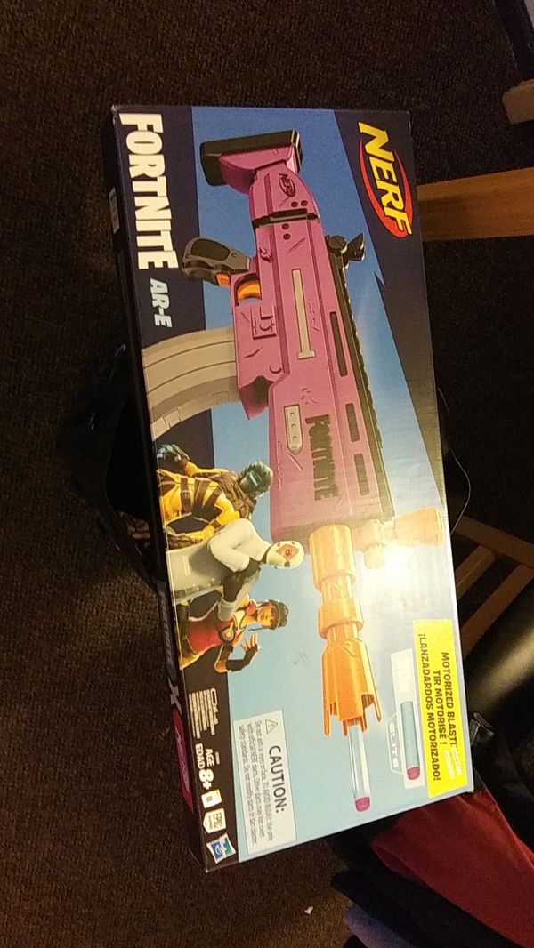 nerf fortnite ar e motorised toy blaster