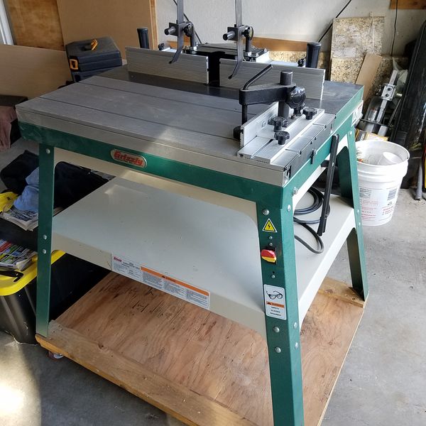 Grizzly Sliding Router Table Cast Iron for Sale in Lacey, WA OfferUp