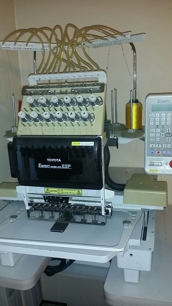 Toyota Expert Model 850 Esp Embroidery Machine For Sale In Irving Tx