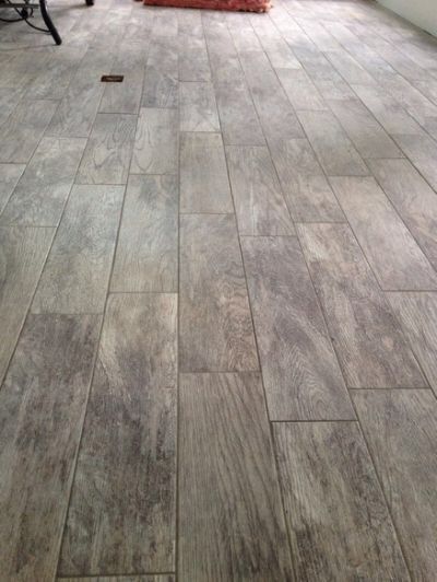 Wood look porcelain tile - 6x24 French Gray - Wood Textured - $1.49 sq ...