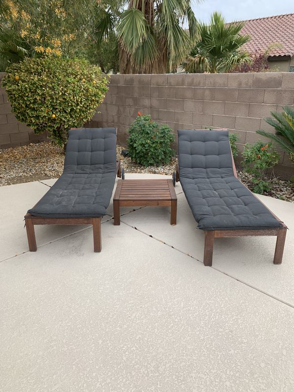 Pool lounge chair set (IKEA) for Sale in Las Vegas, NV - OfferUp