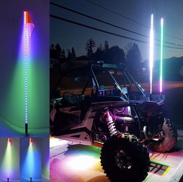 6ft *Chasing Whip * -RGB -LED WHIP ATV UTV JEEP for Sale in Pomona, CA ...