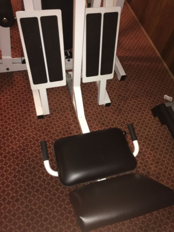 Parabody 525 Home Gym: leg press, row, incline bench, lat pull down ...