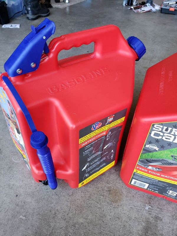 Surecan VP Racing 5 gallon motorsport gas cans for Sale in BETHEL, WA OfferUp