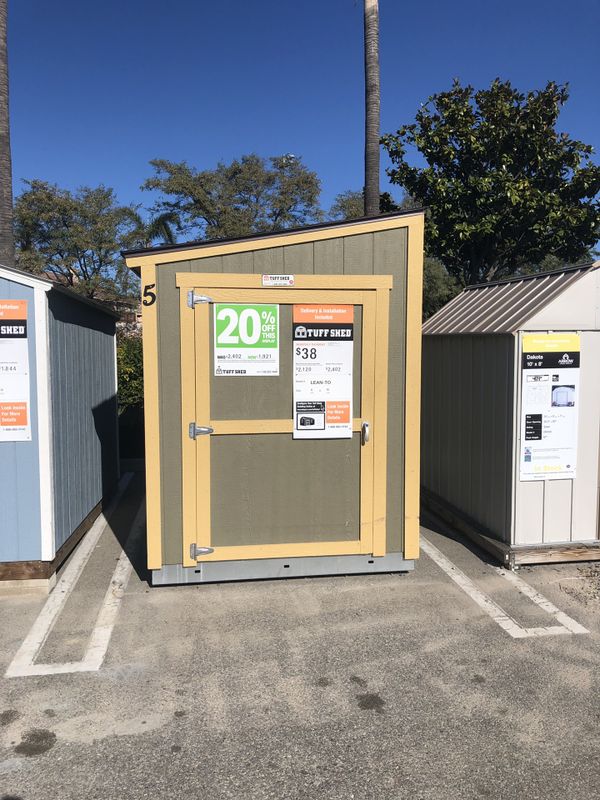 tuff shed building for $75 per month thru home depot