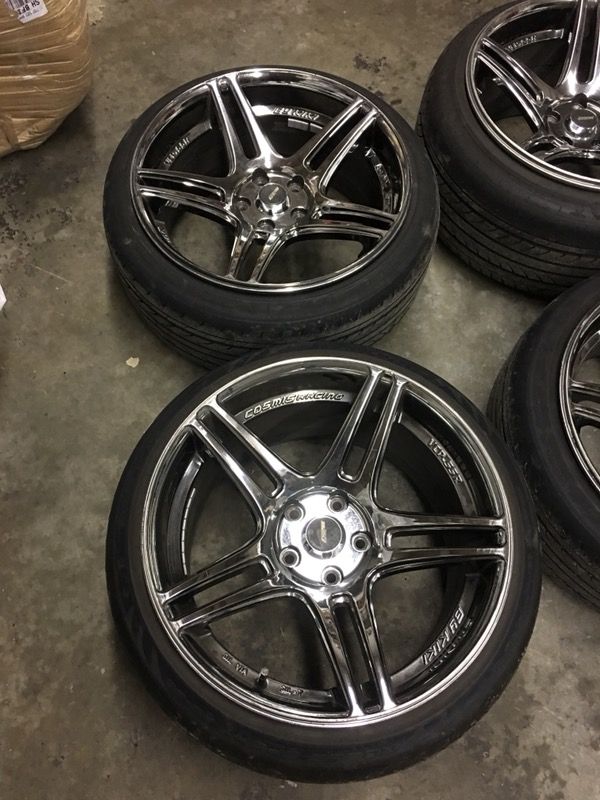 Cosmis Racing S5r Black Chrome 18x9+20 18x10.5+26 5x114.3 For Sale In 