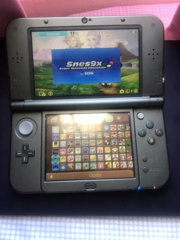 Modded New 3DS XL metallic black 128gb for Sale in Vernon, CA - OfferUp