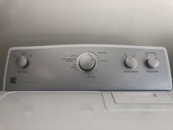 Kenmore Washer Series 500 (Auto Load Sensing) and Dryer 500 Series ...