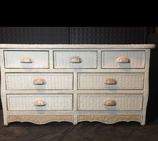 Jamaican collection Wicker Dresser for Sale in Costa Mesa, CA OfferUp