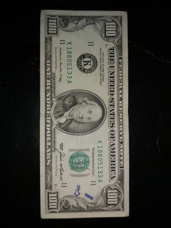 1985 ONE HUNDRED $100 DOLLARS Bill Federal Reserve Note Series 5 ...