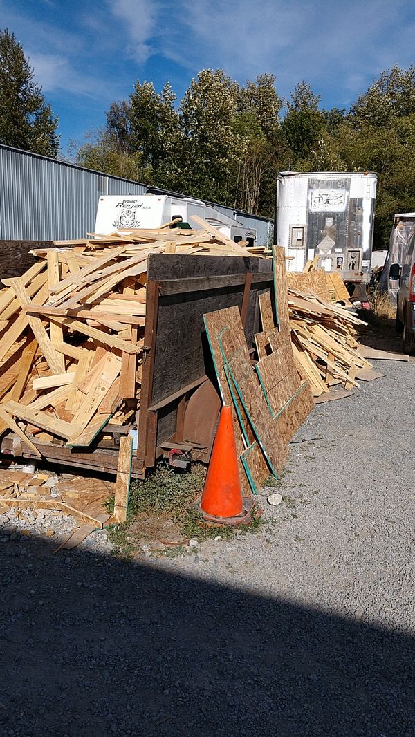 Free scrap wood. Lots of it for Sale in Buckley, WA OfferUp