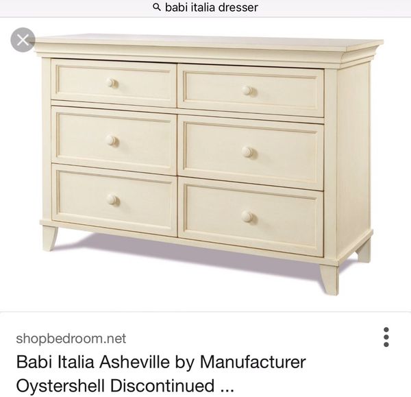 Babi Italia Crib And Dresser Color Oyster Shell For Sale In
