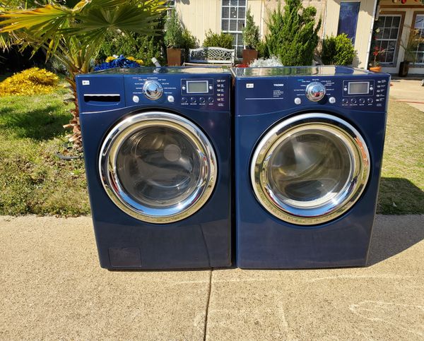 SUPER PRETTY BLUE LG WASHER AND DRYER SET for Sale in Arlington, TX ...