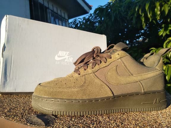 nike af1 shadow olive green
